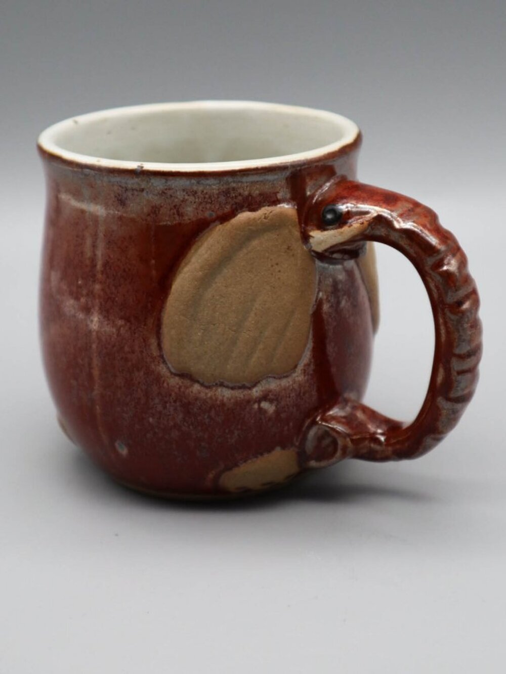 Vtg '70s Takahashi Stoneware Pottery Coffee Mug Figural Elephant Made in Japan